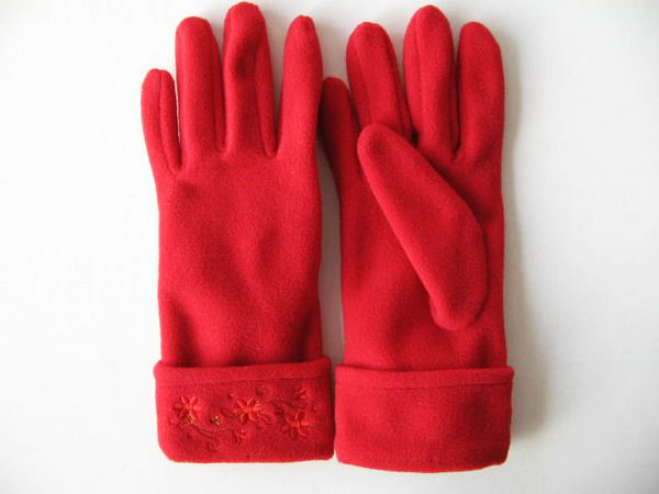 polar fleece gloves